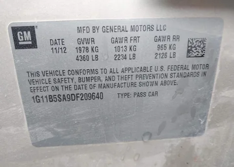 1G11B5SA9DF209640